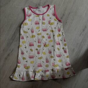 Lemonade Print Kids Nightgown